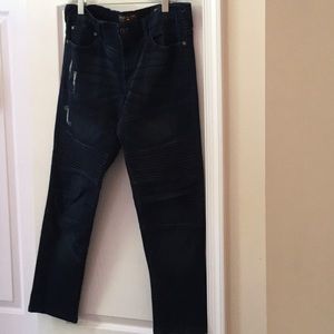 Ring of Fire Moto Distressed Jean! 34/30